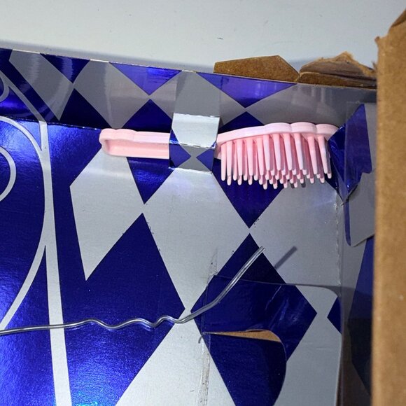 Vintage 1995 Enchanted Evening Barbie Doll #15407 in Pink Satin Gown & Fur Stole - Picture 4 of 10